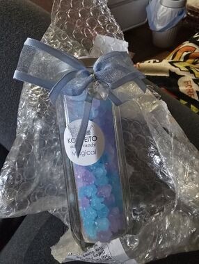 Magical Blue & Purple Sugar Candy Bath Treat Konpeito Rock Sugar Candy